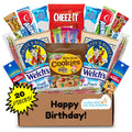 Hangry Kit birthday snack box - 20ct happy birthday care package with party variety box and funny 1