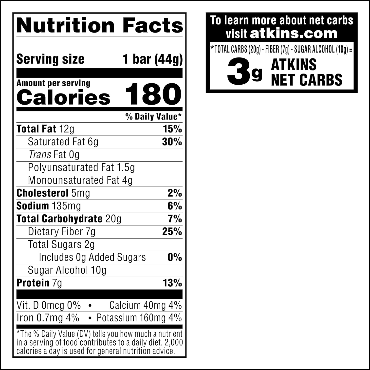 atkins caramel chocolate nut roll protein snack bars 7g protein 16 count
