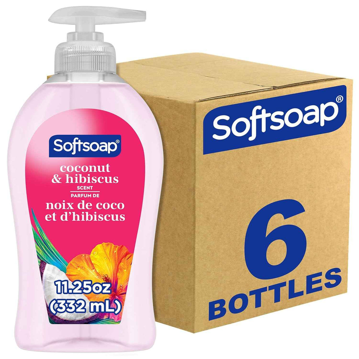 Softsoap Antibacterial Liquid Hand Soap, Kitchen Fresh Hand Soap, 11.25 Fl Oz (Pack of 6)