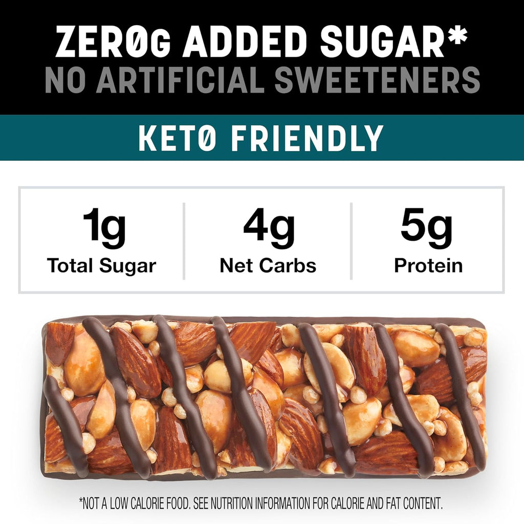 kind zero added sugar dark chocolate nut bars variety pack keto friendly gluten free