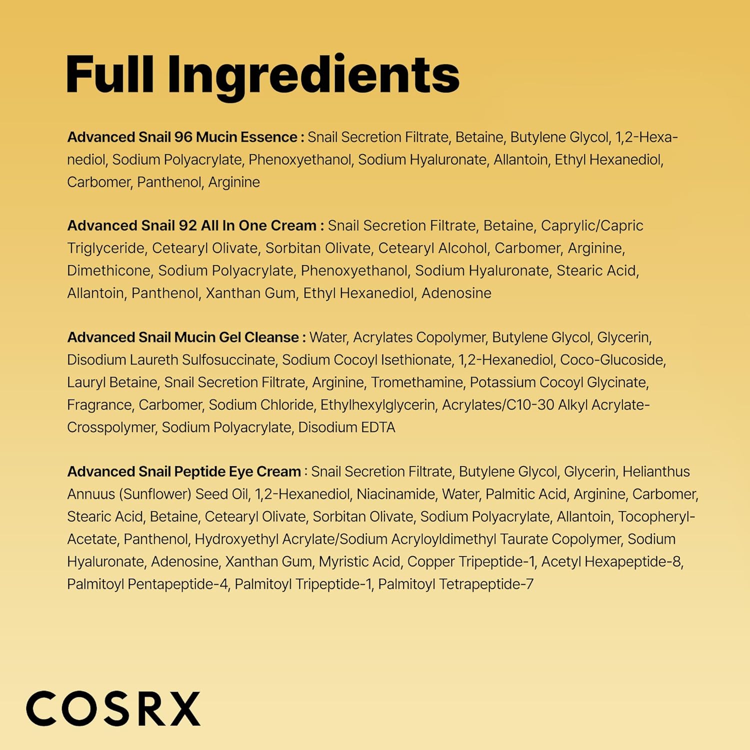 cosrx all about snail mucin korean skincare travel essentials set mini gift moisturizing kit
