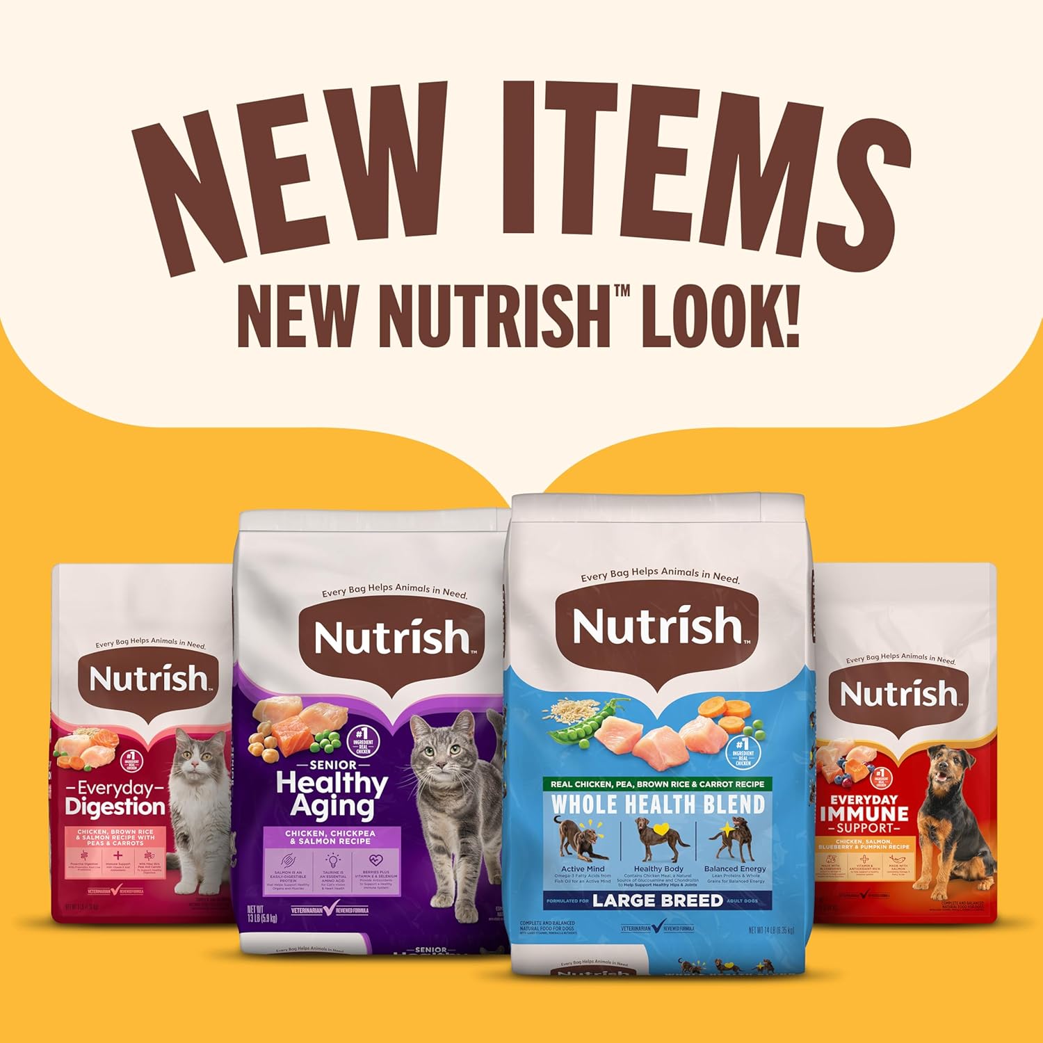 Rachael Ray Nutrish Dry Dog Food Real Chicken & Veggies Recipe Whole Health Blend, 40 lbs for Adult Dogs