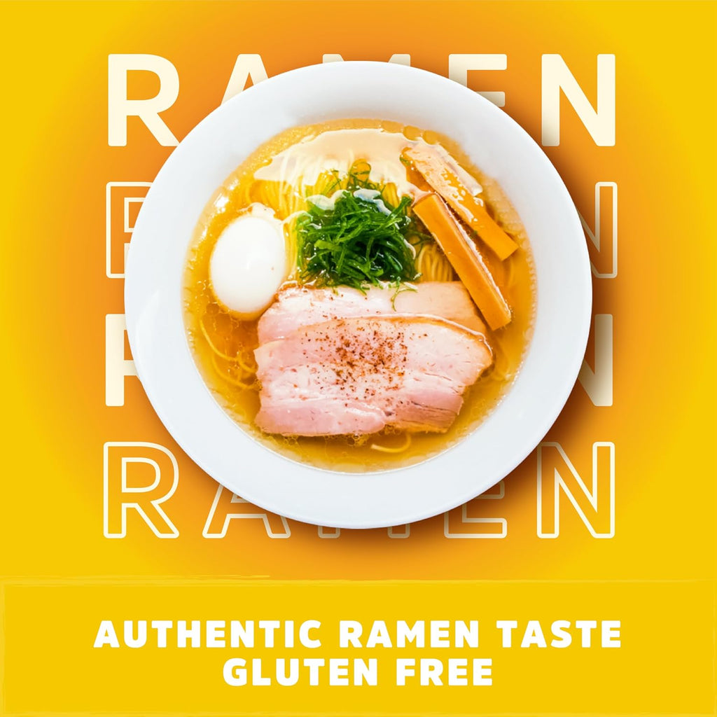 gluten-free brown rice ramen noodles, 10 packs, vegan and low sodium