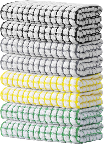 kitinjoy-cotton-8-pack-terry-kitchen-dish-cloths-absorbent-dish-rags-quick-drying