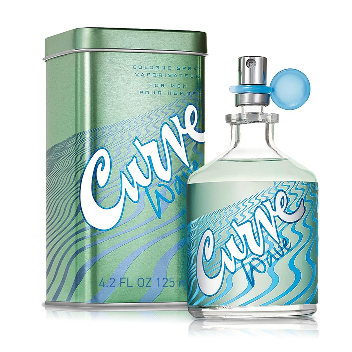 Curve Wave Men's Cologne Fragrance Spray, Casual Day or Night Scent, 4.2 fl oz