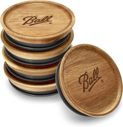 Ball® Jar Lids, 5 Pack Ball Jar Wooden Storage Lids