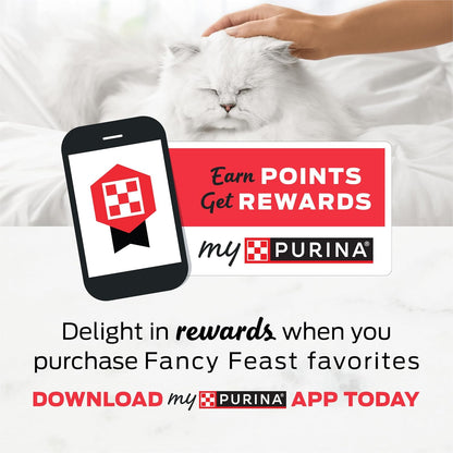 PLrina Fancy Feast Gourmet Wet Cat Food Variety Pack, Petites Gravy Collection, break-apart tubs, 48 servings - (Pack of 24) 2.8 oz. Tubs