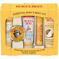 Burt's Bees essentials set with deep cleansing cream, hand salve, body lotion, foot cream, and lip balm - travel size