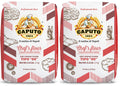 caputo chefs flour 2.2 lb pack of 2 italian double zero 00 soft wheat for pizza dough bread and pasta