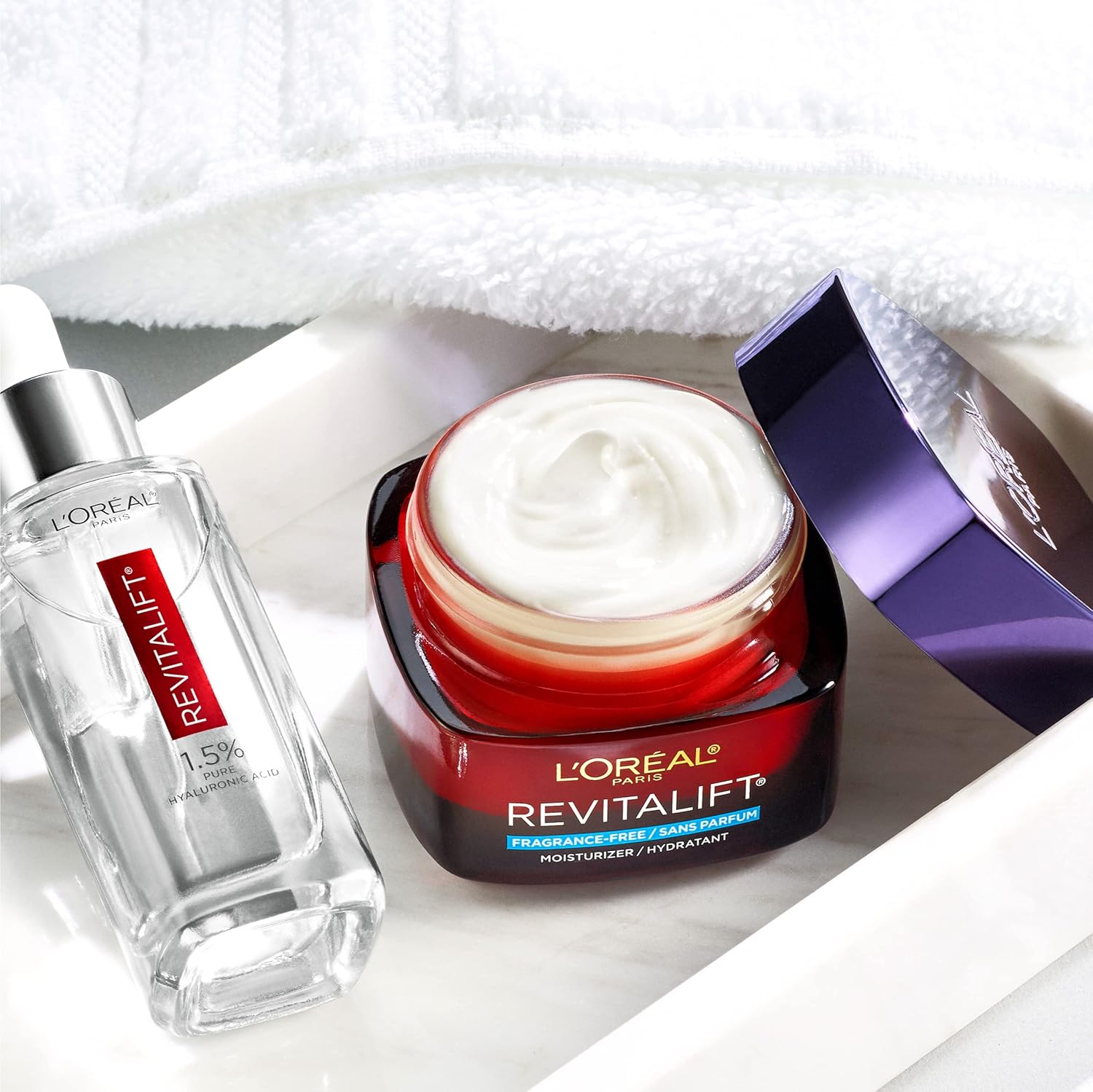 L'Oreal Paris Revitalift triple power anti-aging face moisturizer with pro retinol and hyaluronic acid, 2.55 oz