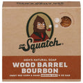 Dr Squatch All Natural Bar Soap for Men, Medium Grit, Wood Barrel Bourbon, 5 Ounce Soap Bar