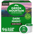 Green Mountain Coffee Roasters Dark Magic coffee pods, 96 count, dark roast, single-serve K-Cup, compatible with Keurig