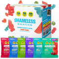 Shameless Snacks Low Carb Keto Gummies - Super Variety Pack with 6 Childhood Favorite Flavors