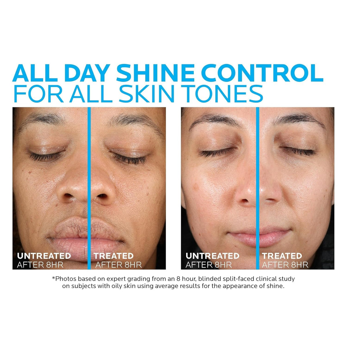 La Roche-Posay Toleriane Double Repair Matte Face Moisturizer, Daily Moisturizer For Oily Skin With Ceramide And Niacinamide For All Skin Tones, Oil Free, Non-Comedogenic, Available with SPF 30