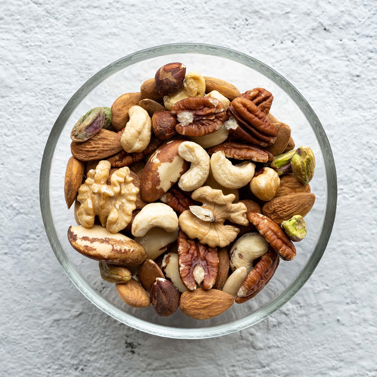 Yupik raw mix nuts, 1 lb, natural mixed nuts with almonds, walnuts, pistachios, cashews, and Brazil nuts, healthy snack, brown