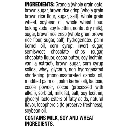 Quaker Chewy Dipps Granola Bars, Chocolate Chip, 14 Count, 1.09 oz, 100% Whole Grains, No Artificial Preservatives