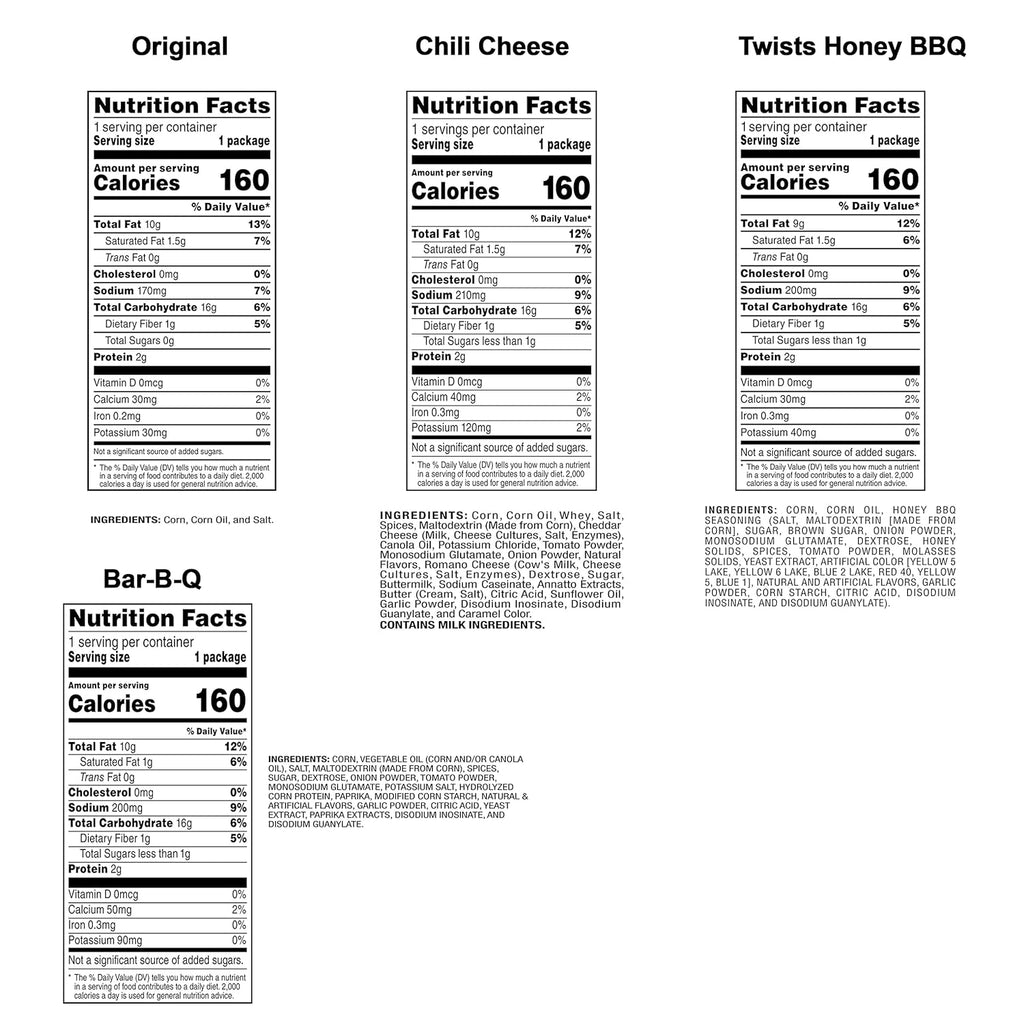 Fritos original variety pack assortment may vary 40 one ounce bags