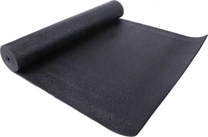 Fitvids All Purpose 1/4-Inch High Density Anti-Tear Exercise Yoga Mat with Carrying Strap, Multiple Colors